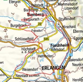 Abgrenzung der Landschaft "Aischgrund und nördliches Mittelfränkisches Becken" (11302) Abgrenzung der Landschaft "Aischgrund und nördliches Mittelfränkisches Becken" (11302)
